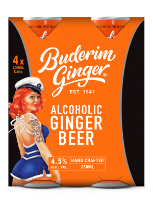 Alcoholic 4x250ml Ginger Beer Fop Final