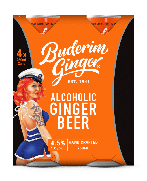Alcoholic 4x250ml Ginger Beer Fop Final